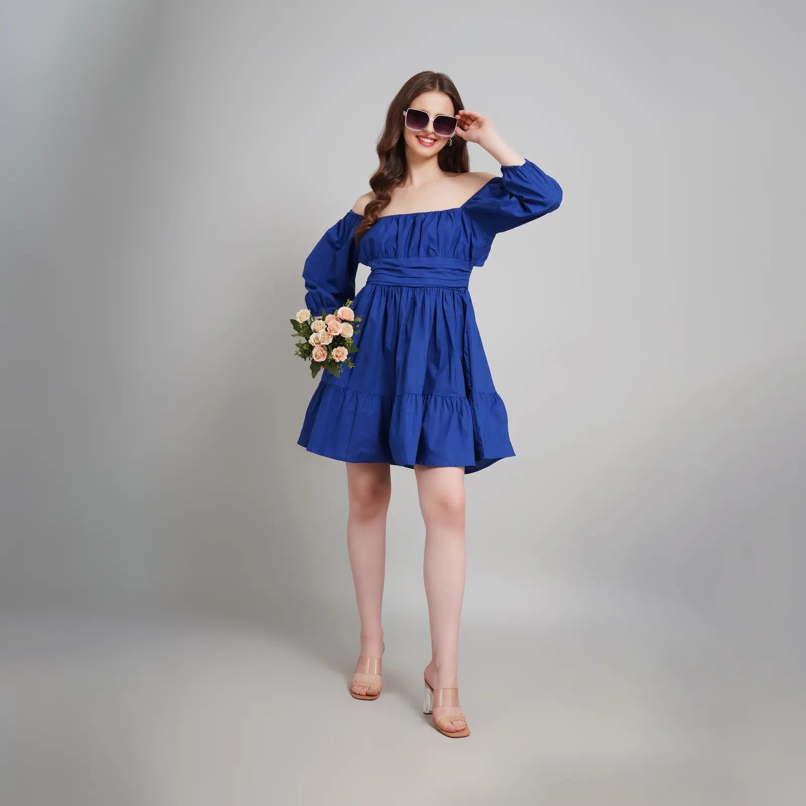 Dark Green Mini Dress 2