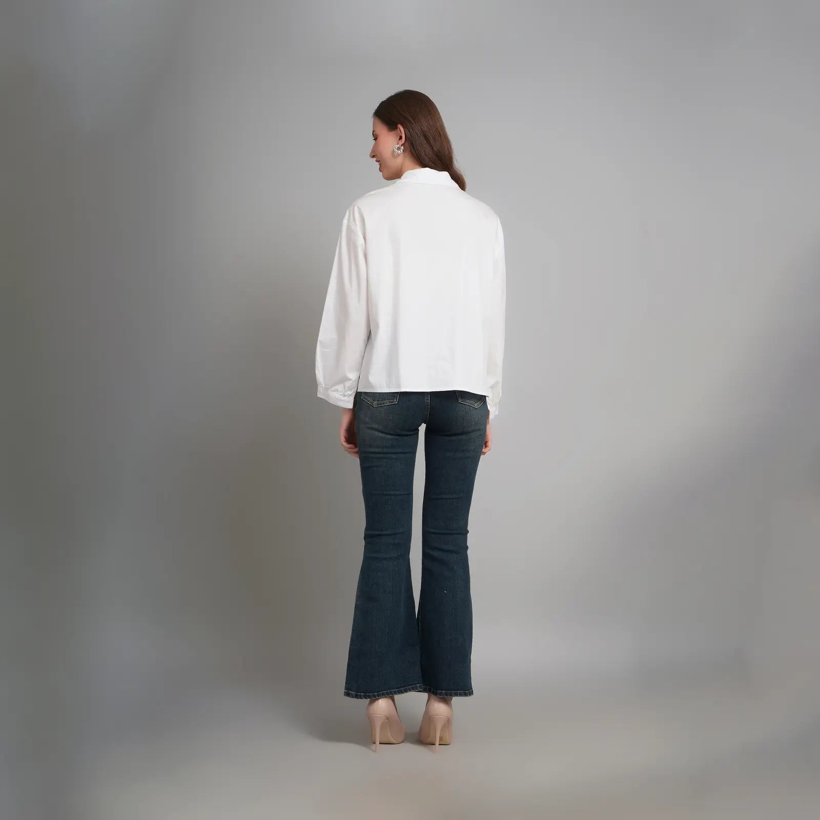 Graphic Patch White Shirt 4