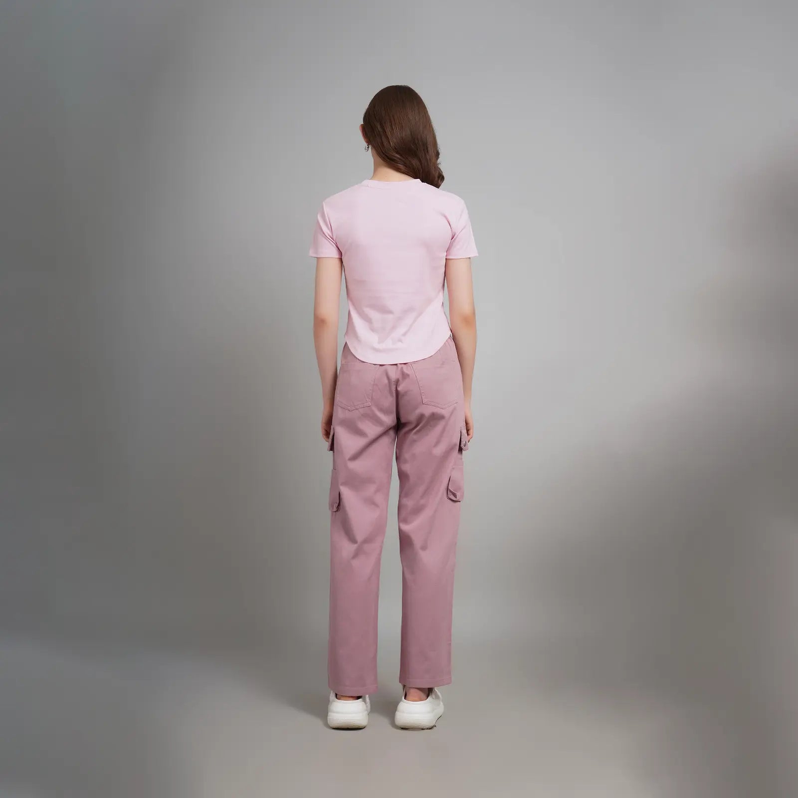 Pink Utility Cargo Pants 4