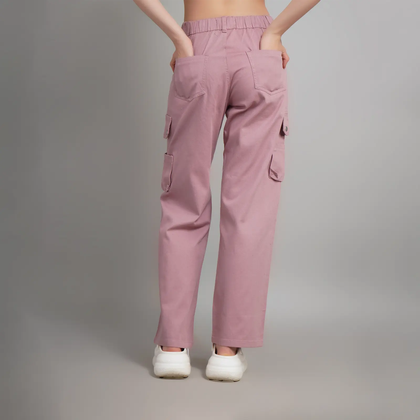 Pink Utility Cargo Pants 1