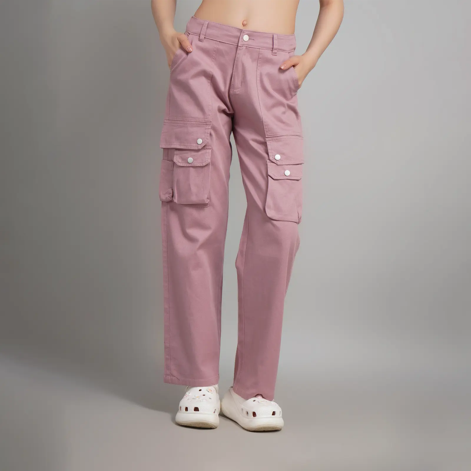 Pink Utility Cargo Pants 2