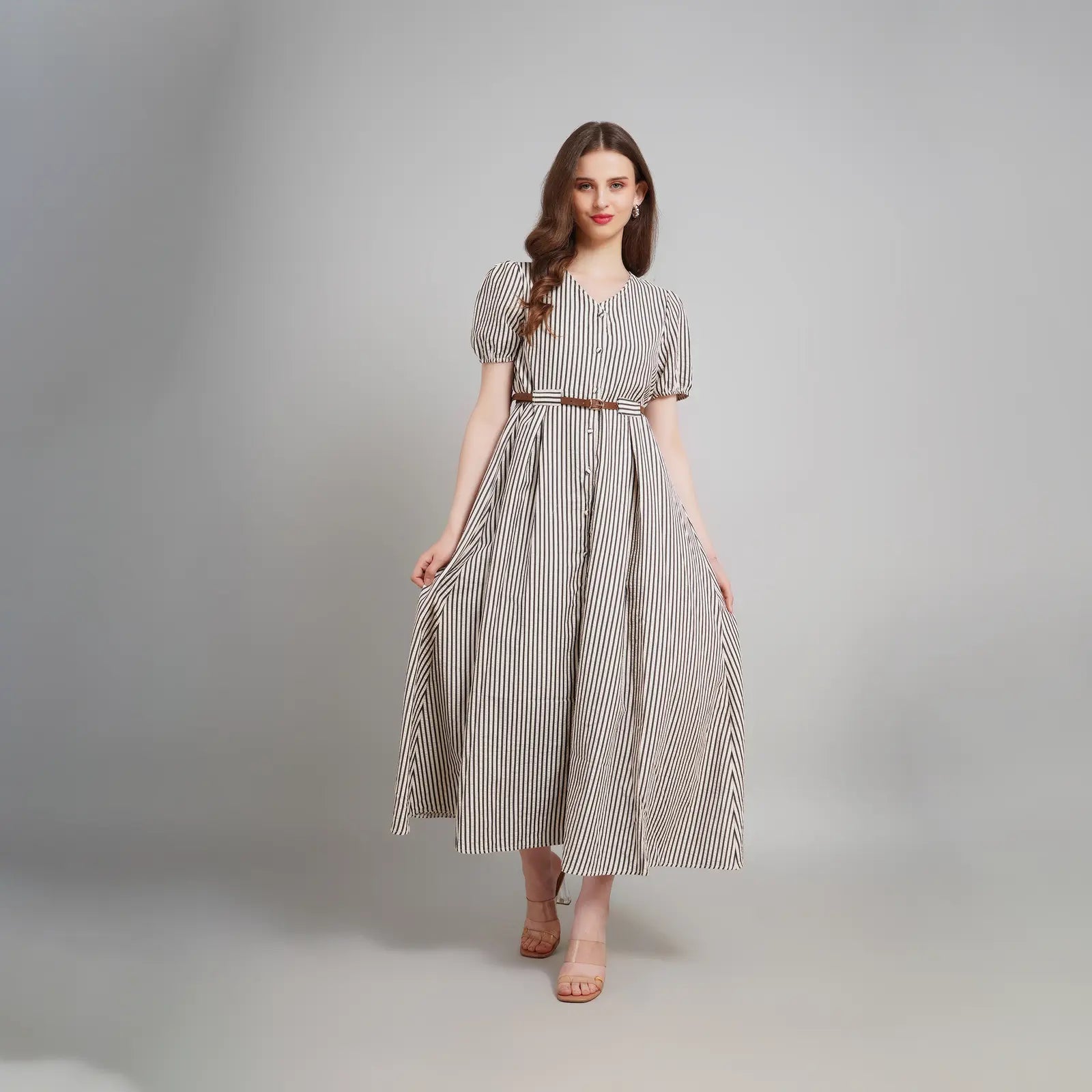 Striped Charm Maxi Dress 2