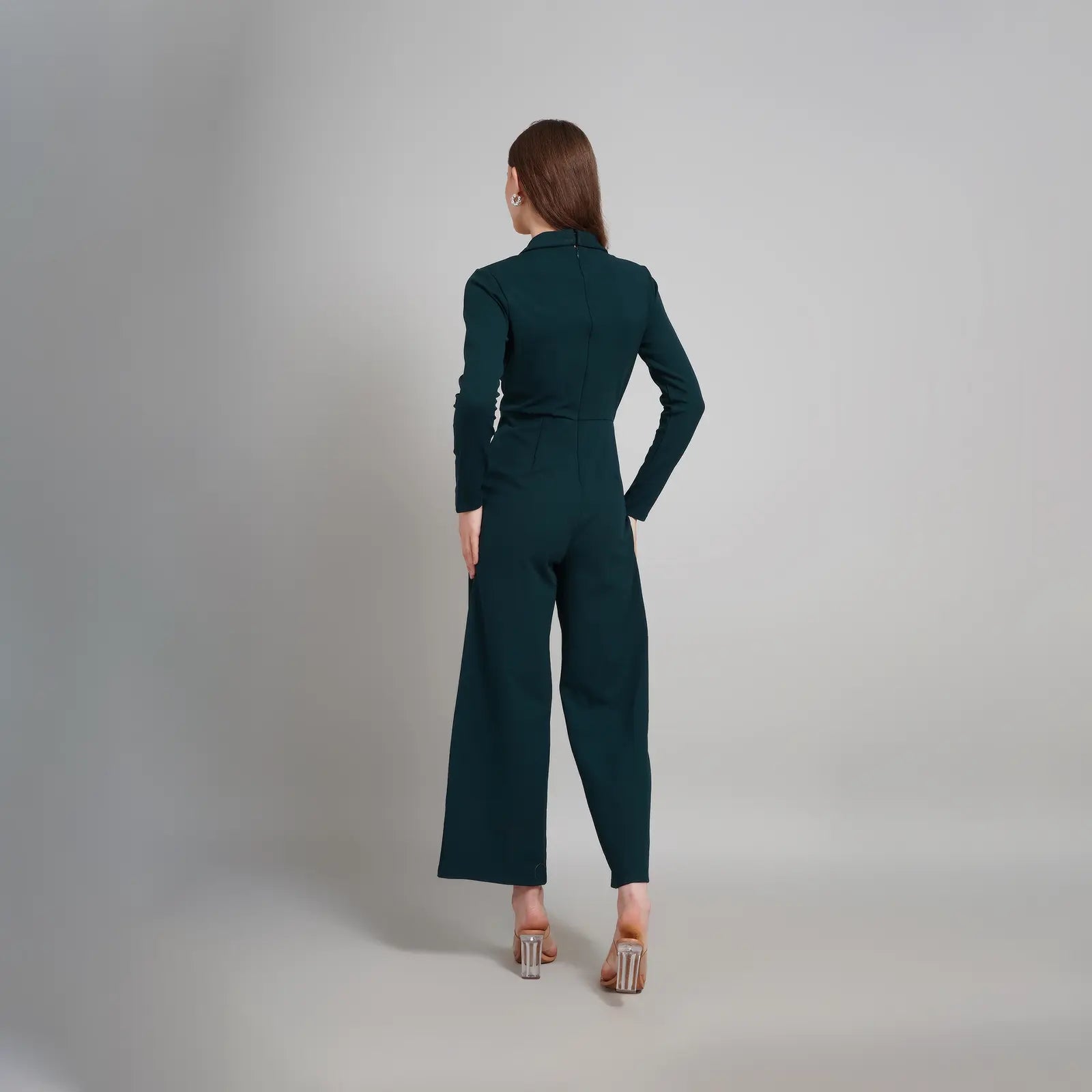 Green Embellished Jumpsuit 4