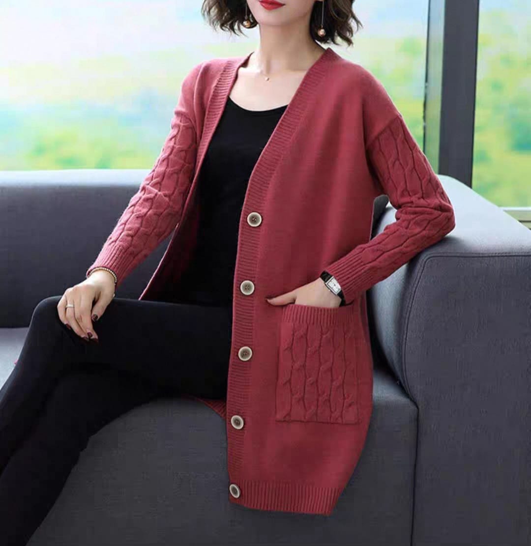 Sophie Luxury Woollen Cardigan 💫