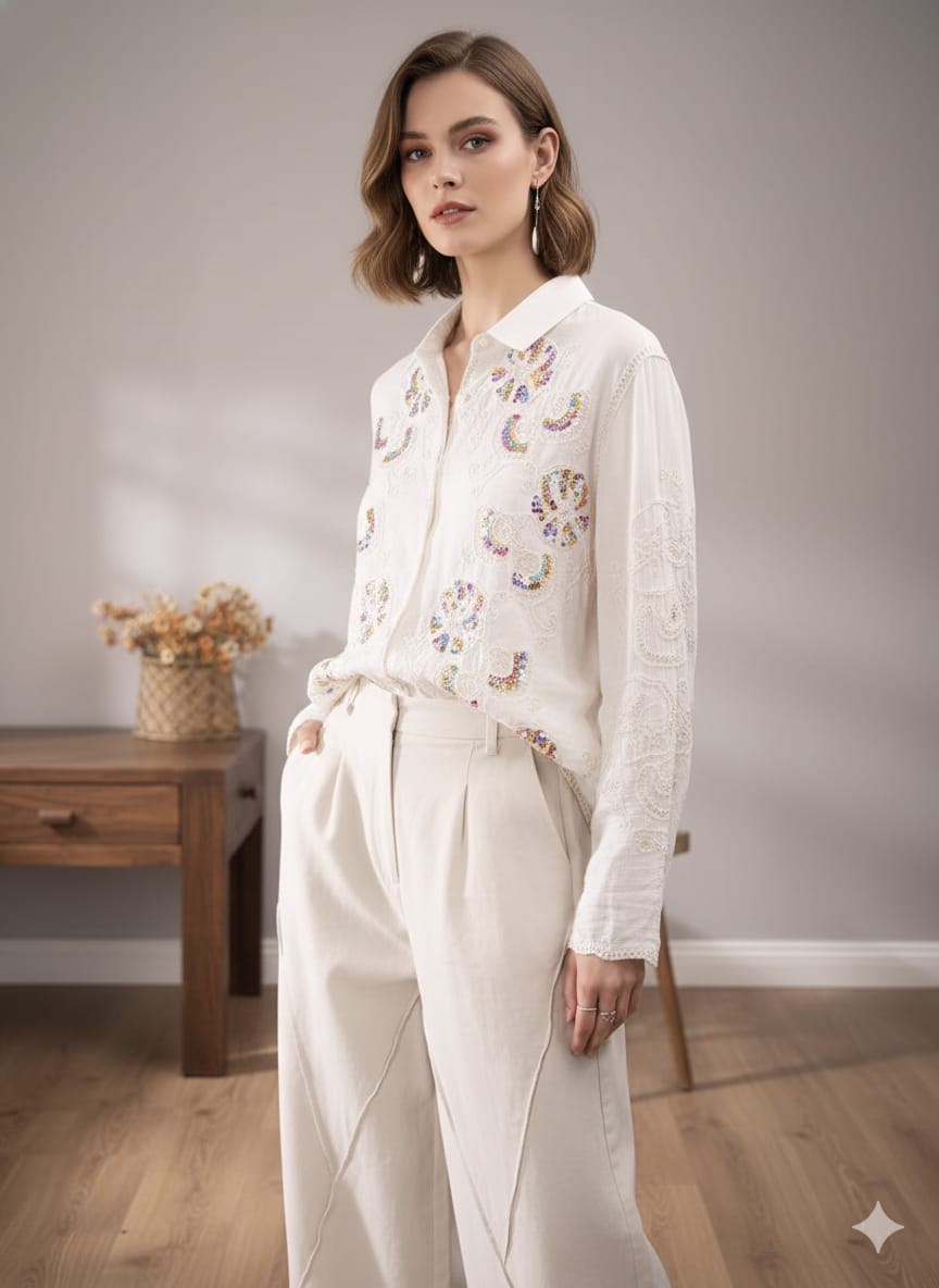 Gracy Luxury Shirt | Sequence Work (Copy)