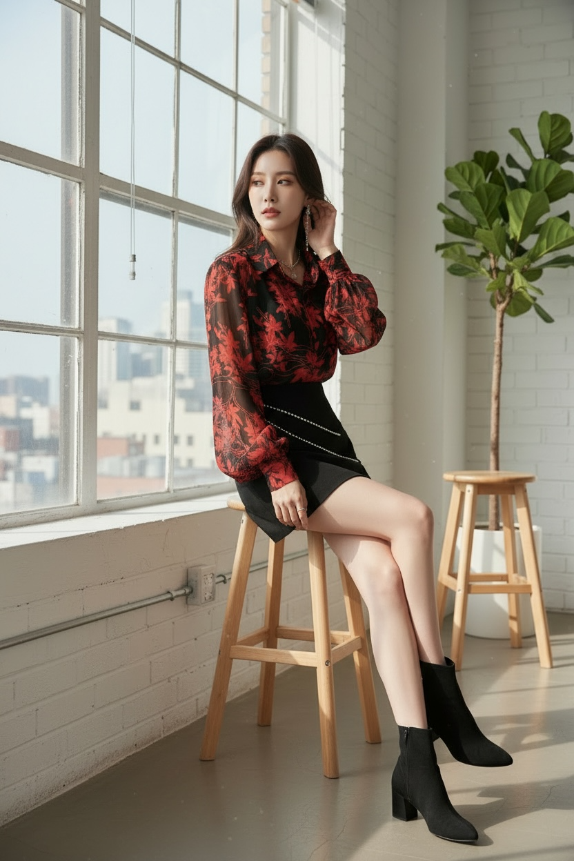 Soft Georgette Printed Shirt