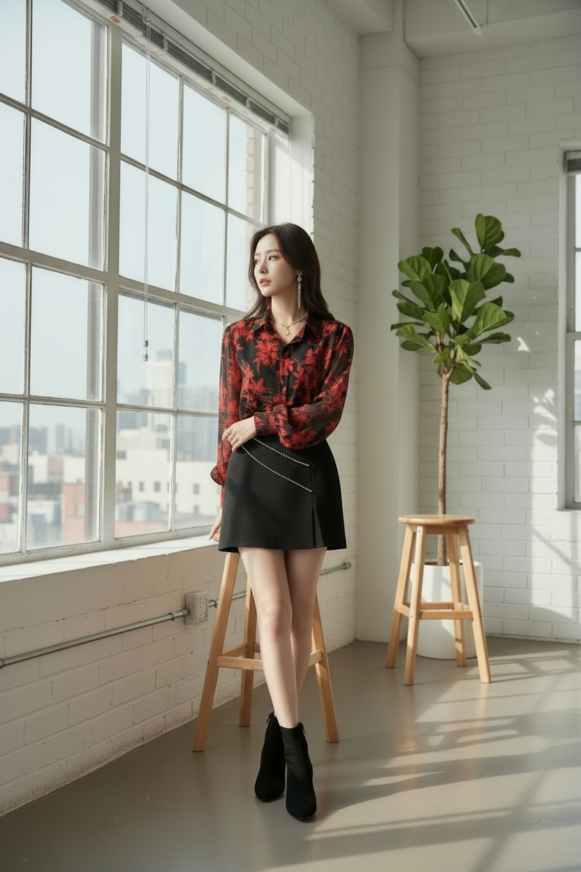 Soft Georgette Printed Shirt
